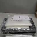 Bonsenkitchen Vacuum Sealer Machine, Stainless Steel Food Sealer Vacuum Sealers with 100 Bags & 1 Roll Bag, 5 Food Vacuum Modes, Builtin Cutter & Bag Storage, SilverBlack