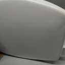 Bemis 7300SLEC Slow Close Toilet Seat, Easy Clean Hinges and Durable Plastic Seat, Made in USA, Elongated, White