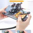 26FT 60W USB C to USB C Right Angle Fast Charging Cable,Long Cord Nylon Braided, Type C Charger Cord for,Apple-iphone 15,Sam-sung GalaxyS24 S23 S22 A15,iPad Pro/Air,Pixel 5/4 XL,One-Plus 8T,PS5 (Grey)