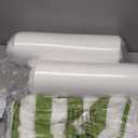 Only choice 2 Pcs Set Outdoor Lounge Chair Cushions Patio Chaise Lounge Chair Replacement Cushions Furniture Seat Cushions(Green White Striped), 74.4"x 22.05"x 2.76"