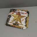 Star Tree Topper, 8" Red Christmas Tee Topper Decorations, Glitter 3D Xmas Bethlehem Star Waterproof Shatter-Proof, Christmas Tree Topper Ornament Decor for Christmas Holiday Party Indoor Outdoor Use