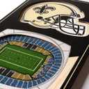 YouTheFan NFL 3D Stadium Banner - 6x19, New Orleans Saints