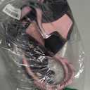 NESTROAD No Pull Dog Harness, Adjustable Oxford Medium Dog Harness with Leash, Reflective No-Choke Pet Vest Harness with Easy Control Soft Handle for Dogs(M, Pink)