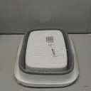 Beinilai Collapsible Foot Bath Basin for Soaking Feet,Foot Soak Tub,Plastic Foot Bucket with Handles and Massage Acupoint,Foldable Laundry Basket-Gery (1 Pack, Grey)