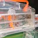 Nerf Modulus Ghost Ops Evader Motorized Blaster - Light-Up See-Through Blaster and Barrel Extension, Includes 12 Official Elite Darts, One Size