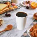 Vplus 500 Pack 12 OZ Paper Coffee Cups, Disposable 12 OZ Coffee Cups With Lids, Cold/Hot Drinking, For Home, Traveling, Stores, Office, And Events