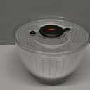 OXO Good Grips Salad Spinner | Lettuce Spinner | Fruit Washer | Fruit Washing Bowl with Strainer | Vegetable Cleaner | Salad Cleaner | Lettuce Washer | 6.22 Quart Capacity (White)