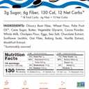 Rip Van Wafels Cookies & Cream Stroopwafels - Healthy Snacks - Non GMO Snack - Keto Friendly - Office Snacks - Low Sugar (3g) - Low Calorie Snack - 12 Pack