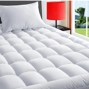 ELEMUSE Queen Size Quilted Mattress Pad Cover, Mattress Protector with Fitted Deep Pocket 8-21", 5.68lb