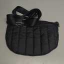 Crossbody Bag in Black Quilted 