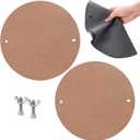 LEOLIO Pack of 2 12 Inch Pottery Wheel Bats, Thick Clay Throwing Bats with Pottery Pin Holes, Professional Round Ceramic Bat System for Clay Making and Sculpting