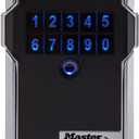 Master Lock Digital Lock Box for Keys with Code, Electronic Wall Mount Key Safe with Bluetooth Connection to iOS/Android App and Sharable Keypad Codes, 3-1/4 Inches Wide, 5441EC