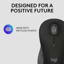 Logitech Signature M550 Wireless Mouse - for Small to Medium Sized Hands, 2-Year Battery, Silent Clicks, Bluetooth, Multi-Device Compatibility - Black