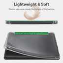 CoBak Case for 7" Ereader - New PU Leather Cover and Clear Soft Silicone Back Cover with Auto Sleep Wake Feature (Jade Glitter)