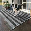 Outside Doormats, Outdoor Welcome Drainage Non Slip Mat 20"x31"