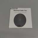1/2 inch Reusable Fastening Tape Cable Ties Double-Sided Hook-and-Loop Cable Management Tape (Black 25 Yards)
