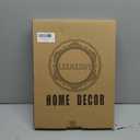 Leemxiiny Rectangle Serving Tray with Handles, Coffee Table Tray for Ottoman, Living Room, Outdoor Tray for Patio Entertaining, Serving Breakfast Kitchen Platter, Daisy