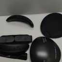 Globular Cluster Comfortable Kit Compatible with Meta Quest Pro-Soft and Bigger Forehead Pads and Rear Pads with Top Strap Added