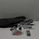 73" Camera Tripod Stand, Aluminum Tripod with Phone Holder, Travel Bag, Compatible with GoPro/DSLR/Cell Phone/Camcorder, Max Load 8.8LB (Black)