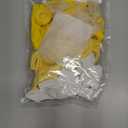 60pcs Yellow and White Balloons 12inch with Pastel Yellow White Gold Confetti Balloons for Bee Lemon Wedding Baby Shower Birthday Party Decorations