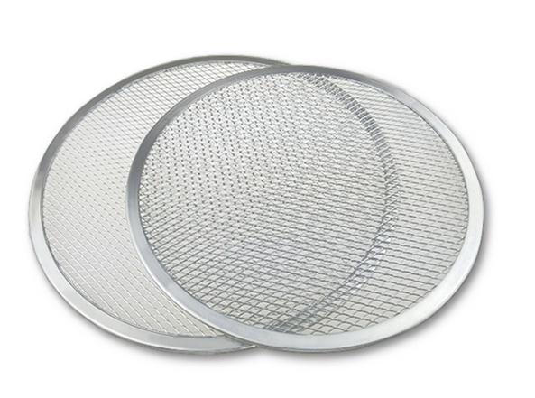 2 x 14inch Aluminium Pizza Screen Stainless Steel Pizza Tray