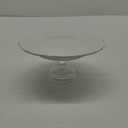 Lallisa 8 Inch Porcelain Wedding Cake Stand for Party White Porcelain Cake Plate Christmas Round Dessert Stand for Baby Shower Birthday Home Decoration