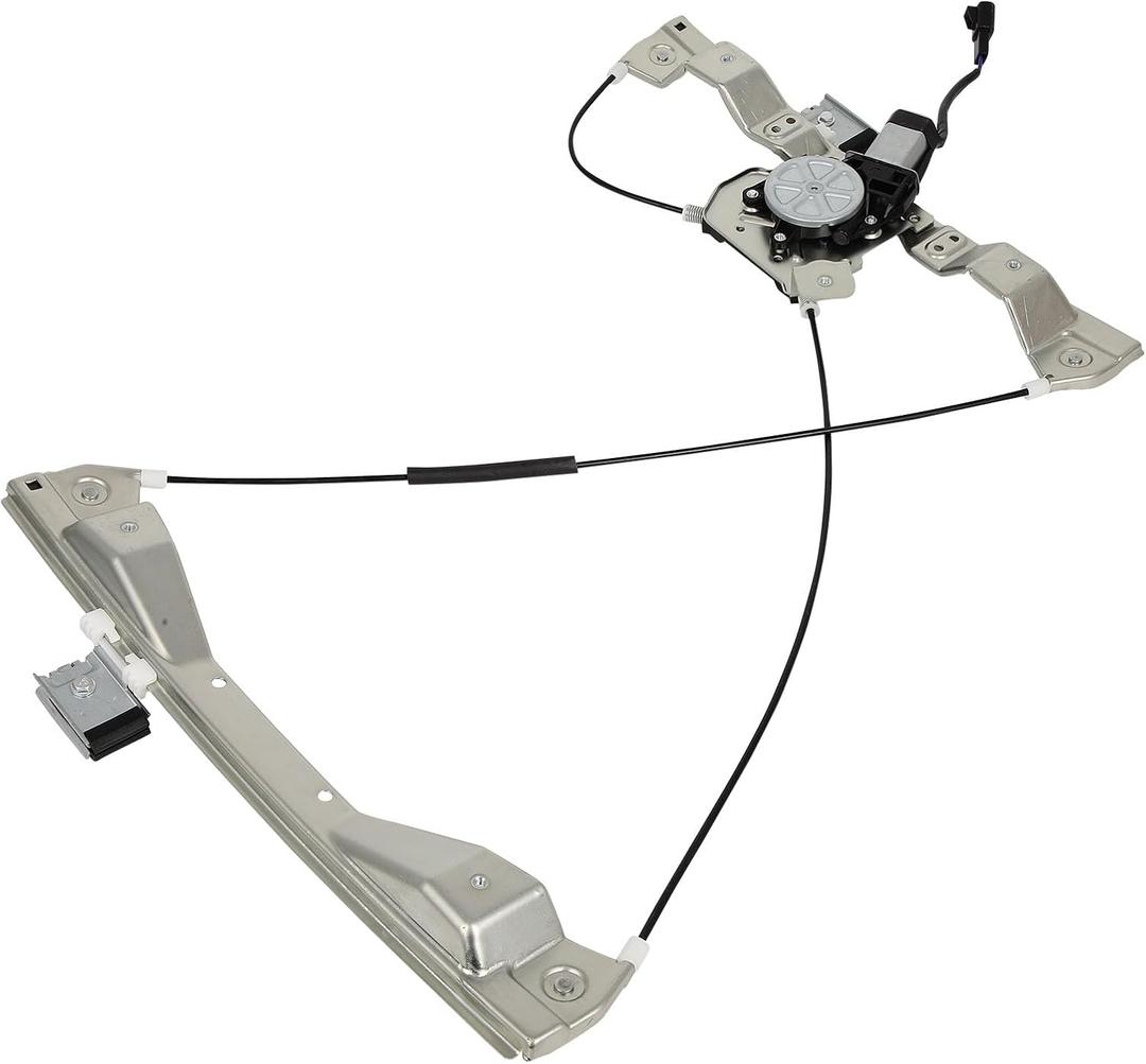 FINDAUTO 741-385 Power Window Regulator for 2005-2010 for Chevrolet Cobalt | For 2006 for Pontiac G4 | Front Right Power Window Regulator With 2 Pins Motor Assembly | 741-385