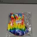 DMPROD Kids Neon Rainbow Tie Dye Shirt Size 17-18 Years Children Hippies Senior Short Sleeve Tees Tie-Dye T Shirt for Boys Girls