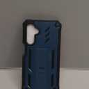 FNTCASE for Samsung Galaxy A15-5G Case: Military Grade Drop Proof Protection Phone Cover with Kickstand | Heavy Duty Rugged Full Body Protective Shockproof Matte Textured TPU Cases - 6.5 Inch (Blue)