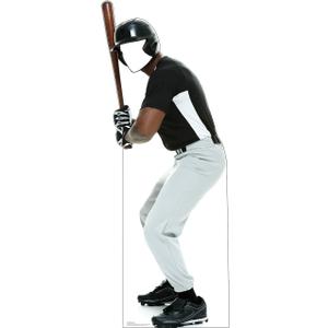 Cardboard People Baseball Player Stand-in Life Size Cardboard Cutout Standup, One Size