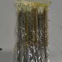 Wire Tube Brushes Bulk for Cleaning Pipe Tube Brass Stainless Steel Round Wire Brush for Auto Parts Christmas, Bottles, Tubes, 5 Sizes(10 Pieces) (Silver)