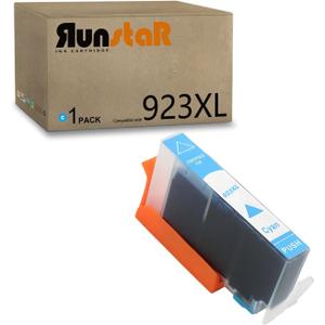 923XL 923e 923 Cyan Ink Cartridge Latest Chip Compatible for HP OfficeJet Pro 8135e 8130e 8139e 8138e 8122e 8120 8124e 8125e 8130 8132e 8134e Printer (1 Cyan)