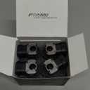 FRANXI 9005/HB3 H11/H8/H9 Bulbs Combo Fog Lights, 32000LM Super Bright 6000K Cool White, 1:1 Design with Cooling Fan, Plug and Play, Off-Road Use or Fog Light, Pack of 4