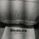 Bedsure Full Comforter Set - 4 Pieces Pinch Pleat Bed Set, White Boho Bedding for All Season, 1 Soft Comforter, 2 Pillowcases, 1 Decorative Pillow