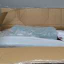 Ergonomic Office Chair High Back Desk Chair with Lumbar Support, Breathable Mesh Computer Chair with Adjustable Armrests Height, Reclining Swivel Big and Tall Gaming Chair for Home Office(Light Blue) (1 Pack)