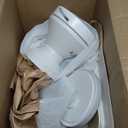 Amico Ceiling Fans with Lights, 42 inch Low Profile Ceiling Fan with Light and Remote Control, Flush Mount, Reversible, 3CCT, Dimmable, Noiseless, White Ceiling Fan for Bedroom, Indoor/Outdoor Use