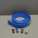 Flex Race Car Track 15 Ft for Kids 3+ Toys, with 4 Small Racecars, Suitable for Hot Wheels and Diecast 1/64th Cars, Rolls Up Race Tracks with Strong Suction Cups