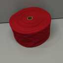 Syhood Christmas Wired Velvet Ribbon with Gold Edge Waterproof Velvet Decoration Ribbon Wrapping for Xmas Wreath Bows Floral Craft Ornaments(4 Inch X 60 Yard,Scarlet)