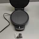 Baker's Friend Waffle Cone Maker Machine with Browning Control, Nonstick Waffle Bowl Maker, 7.5 Ice Cream Cone Maker, Thin Waffle Maker Crispy, Cone Roller & Bowl Press Included, Graphite