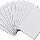 Sublimation Mouse Pad Blank Rectangular Blanks 12 pcs for Sublimation Transfer Heat Press Printing Crafts 24x20x0.2cm White