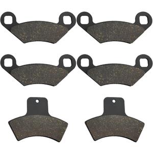 Brake Pads Front and Rear for Polaris Sportsman 500 4x4 HO 400 335 Scrambler 400 500 Trail Blazer 250 400 Magnum 325 500 Trail Boss 325 Xpedition 325 425 Xplorer 250 400 Diesel 455 Sport 400