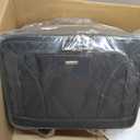 Relavel Extra Large Makeup Case Rolling Travel Train Case with 360 Spinner Wheels, 3 Layer with Insulation Compartment & Four Clear Storage Bags, Professional Makeup Artist Bag Set, Black