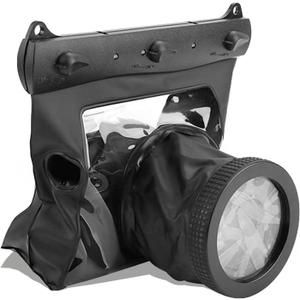 DSLR Camera Univeral Underwater Housing Case Pouch Bag,20-Meters Dving Case Bag Cover for and Other DSLR Cameras (Black)