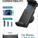 InnoGear Mic Stand Phone Holder, Flexible Gooseneck Mount Clamp for Microphone Boom Arm Tube Pipes Music Accessories for iPhone 16 15 14 13 12 MAX Pro Samsung Galaxy All Smartphones