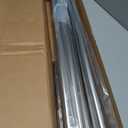 Ivilon Window Curtain Rod End Cap - 1 inch Pole. 120 to 240 Inch. Satin Nickel