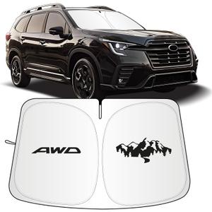 for Subaru Ascent Sun Shade 2019-2025 2026, Car Front Window Covers Sun Visor Protector, Foldable Blocks UV Rays Windshield Sunshade for Subaru Ascent Accessories