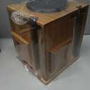 Rotating Tea Bag Organizer Acacia Wood 4-Sided Storage Box for Home or Office, Standard