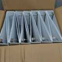 Avery Standard View 3 Ring Binders, 1.5" Round Rings, 275-Sheet Capacity, 2.1 Inch Wide Spine, White Binders, Ideal for Lightweight Organization and Occasional Referencing (12-Pack of 05726)