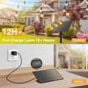 ZJOJO 100FT Solar Lights Outdoor Wateroproof, Solar String Lights with with Remote USB Port 32 LED Shatterproof,Dimmable Outdoor Lights Long Last for Garden,Patio, Backyard, Camping Christmas Light