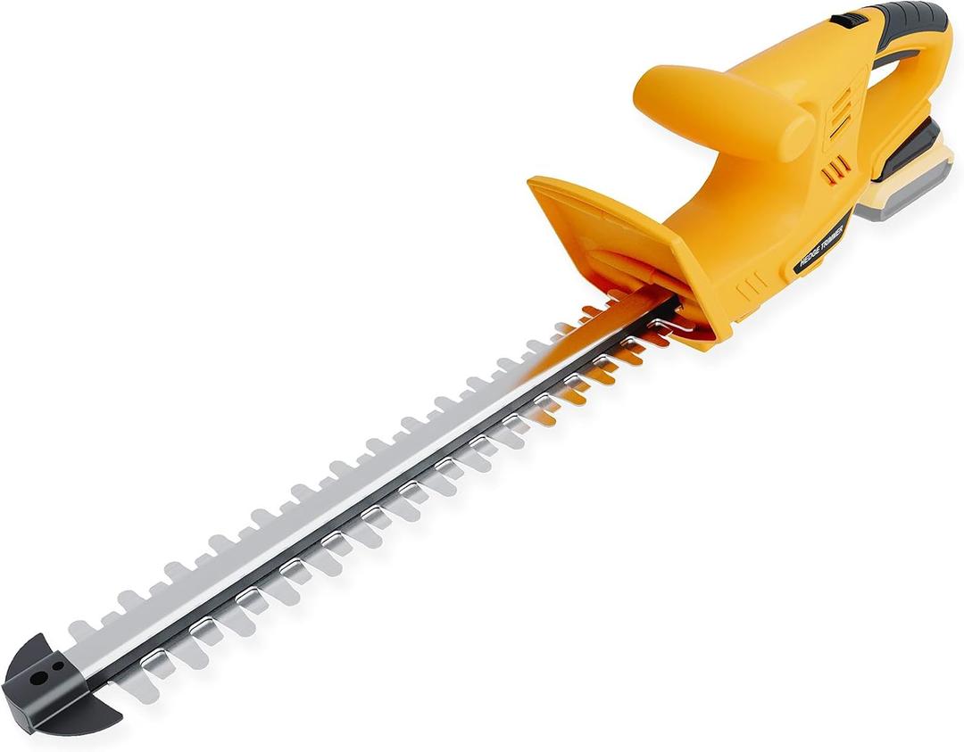 Cordless Hedge Trimmer 18 Inch, Electric Shrub Trimmer Compatible with Dewalt MAX 20V Battery, Lightweight 3.7 Lbs Bush Clipper with 5/8" Cutting Capacity & Dual Safety Switch, Tool Only